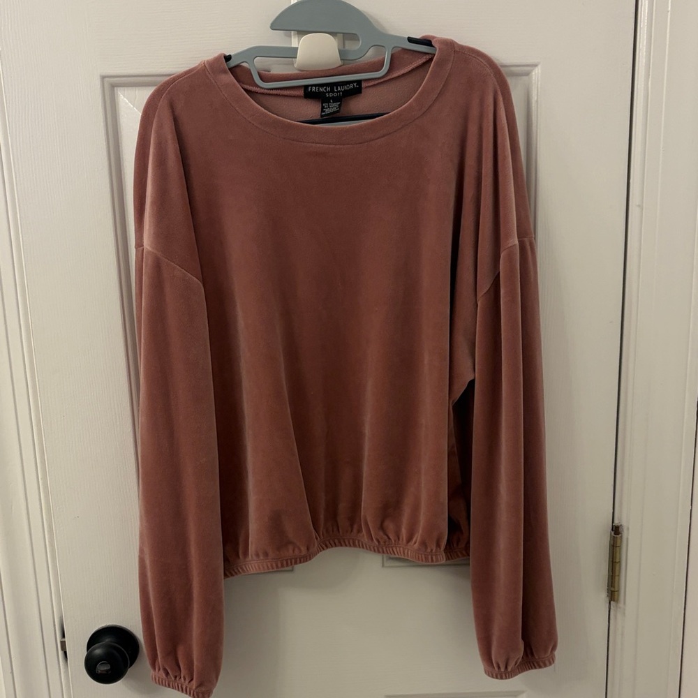 French Laundry Dusty Rose Sweatshirt